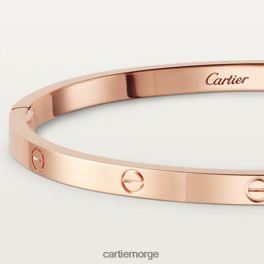 smykker Cartier kjærlighetsarmbånd, liten modell Rose gull F4466N166