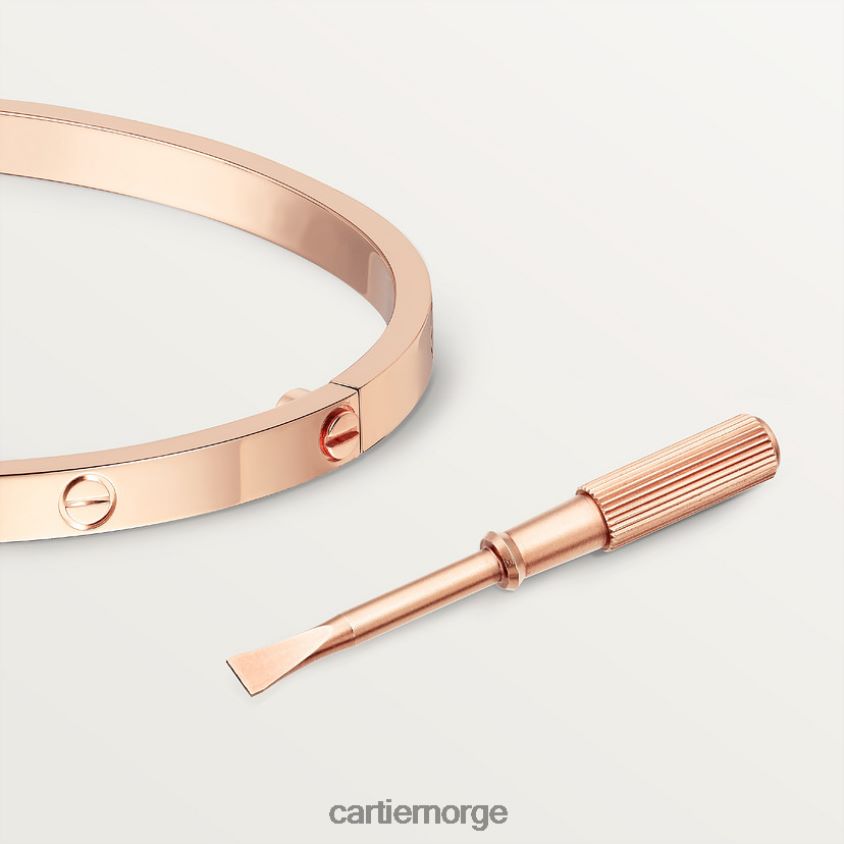 smykker Cartier kjærlighetsarmbånd, liten modell Rose gull F4466N166