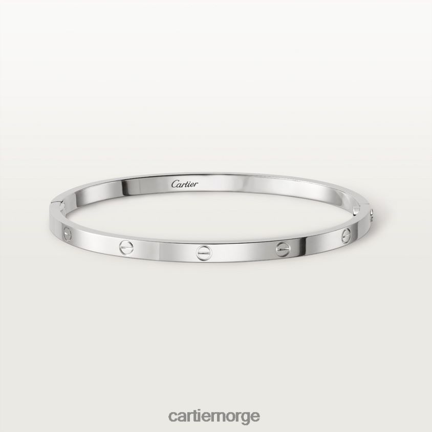 smykker Cartier kjærlighetsarmbånd, liten modell hvitt gull F4466N170