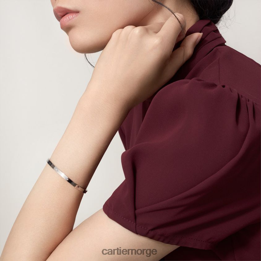 smykker Cartier kjærlighetsarmbånd, liten modell hvitt gull F4466N170