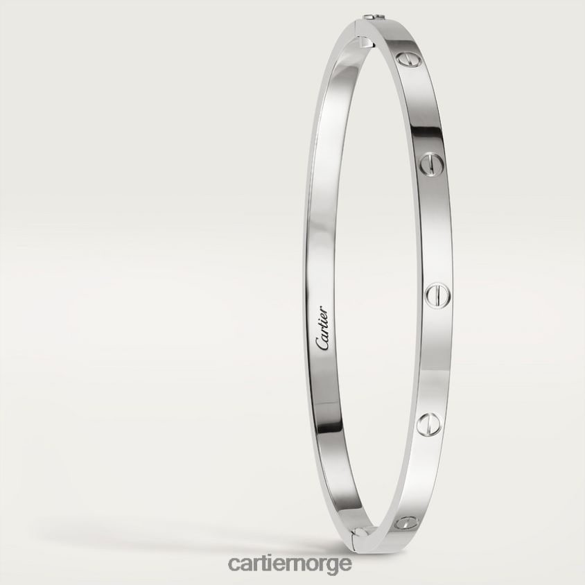 smykker Cartier kjærlighetsarmbånd, liten modell hvitt gull F4466N170