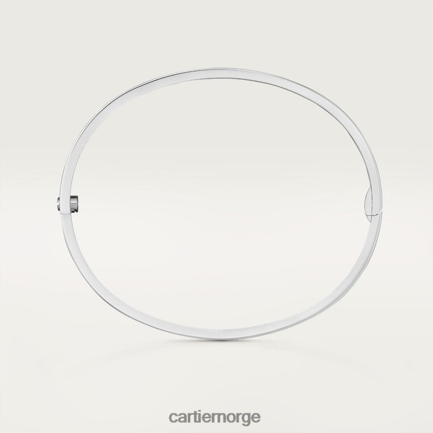 smykker Cartier kjærlighetsarmbånd, liten modell hvitt gull F4466N170