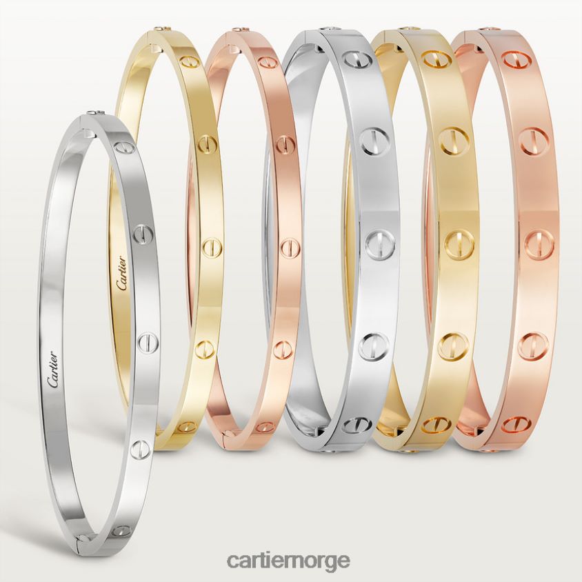 smykker Cartier kjærlighetsarmbånd, liten modell hvitt gull F4466N170