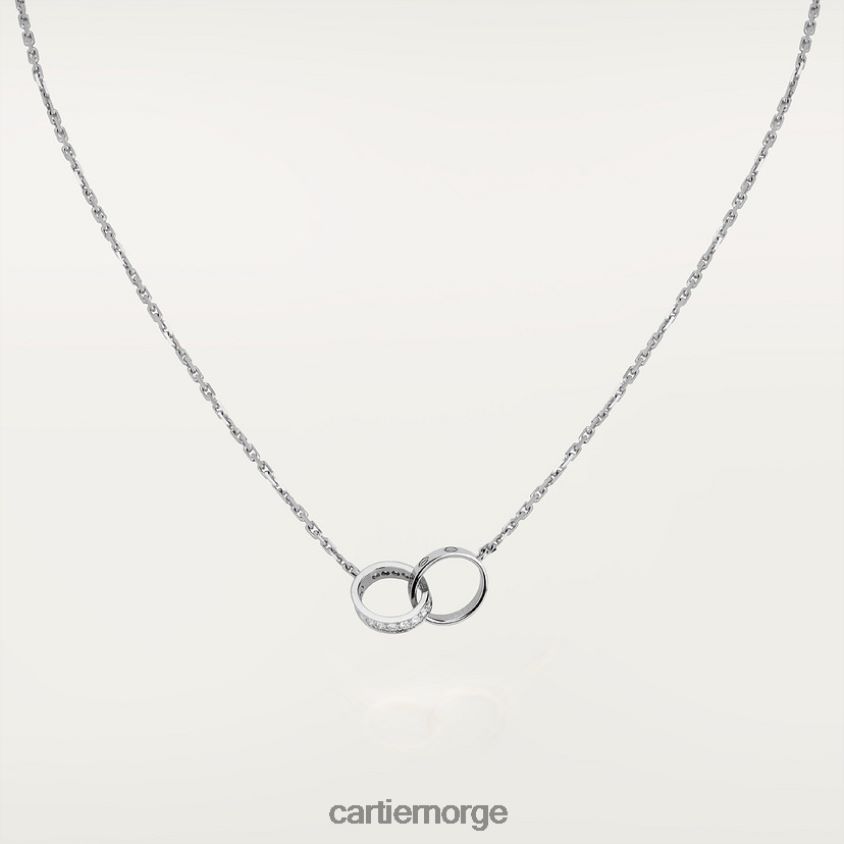 smykker Cartier elsker halskjede, diamanter hvitt gull F4466N394