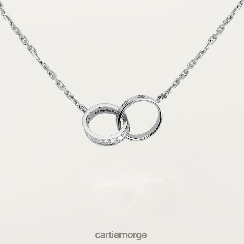 smykker Cartier elsker halskjede, diamanter hvitt gull F4466N394