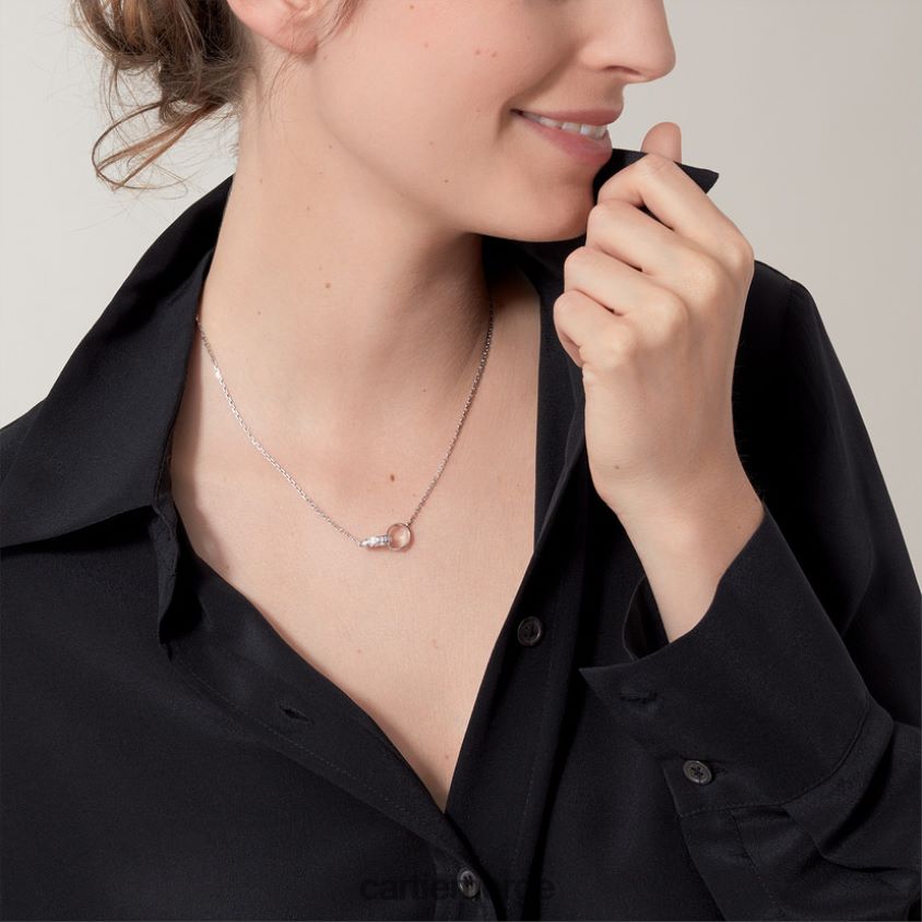 smykker Cartier elsker halskjede, diamanter hvitt gull F4466N394