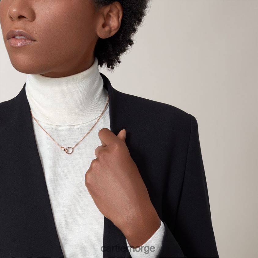 smykker Cartier kjærlighet halskjede Rose gull F4466N379
