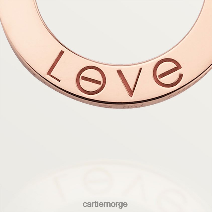 smykker Cartier kjærlighet halskjede Rose gull F4466N389