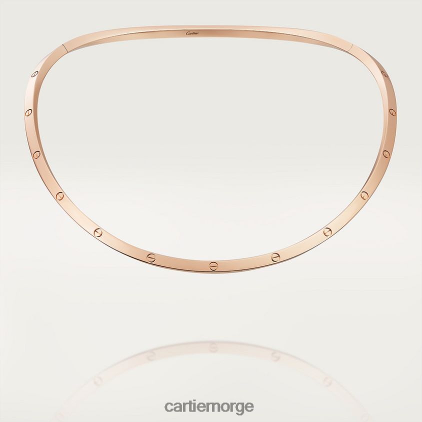 smykker Cartier kjærlighet halskjede Rose gull F4466N398