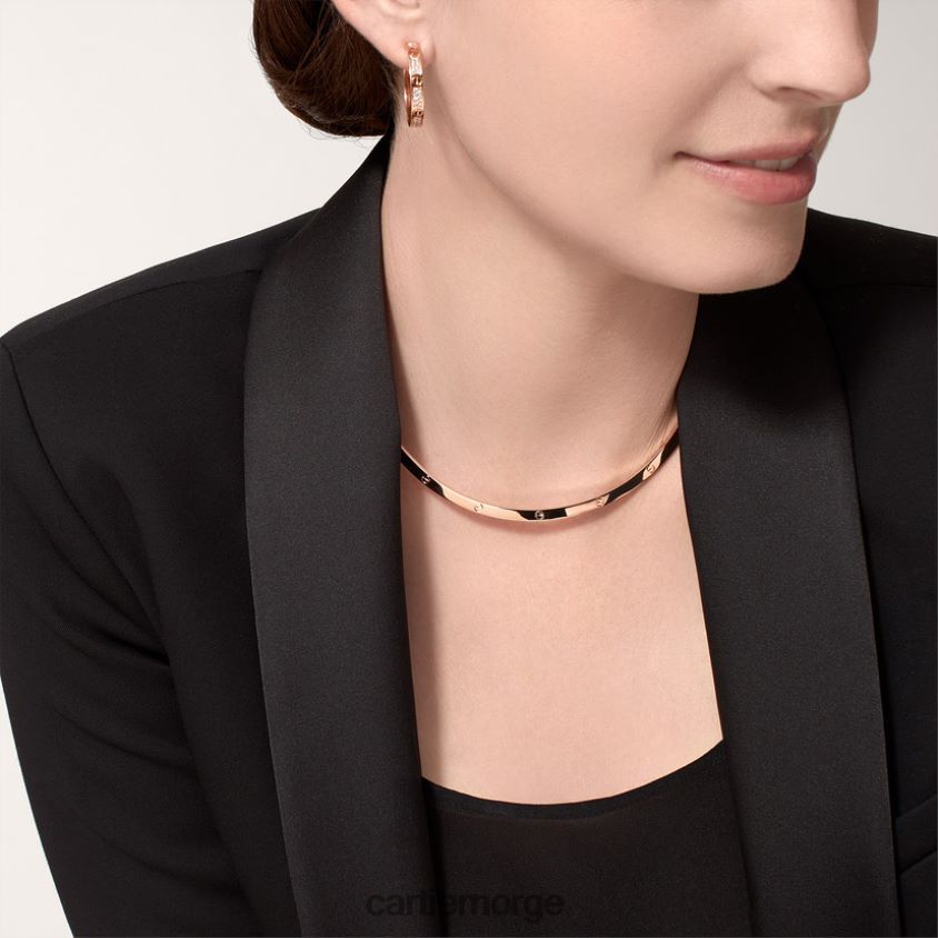 smykker Cartier kjærlighet halskjede Rose gull F4466N398