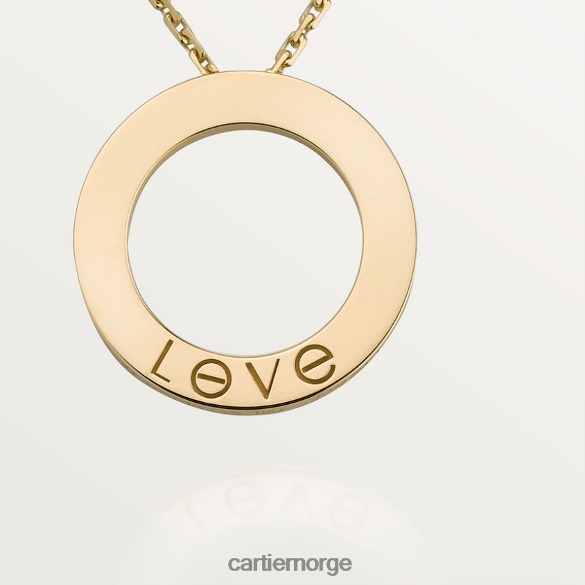smykker Cartier kjærlighet halskjede gult gull F4466N388