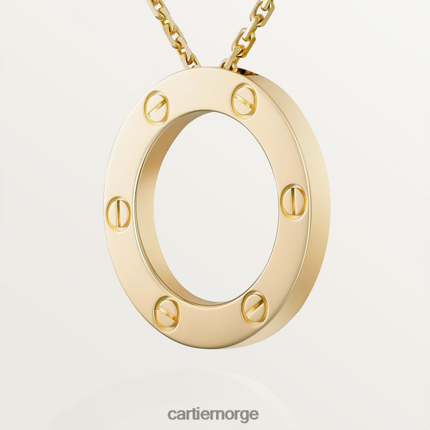 smykker Cartier kjærlighet halskjede gult gull F4466N388