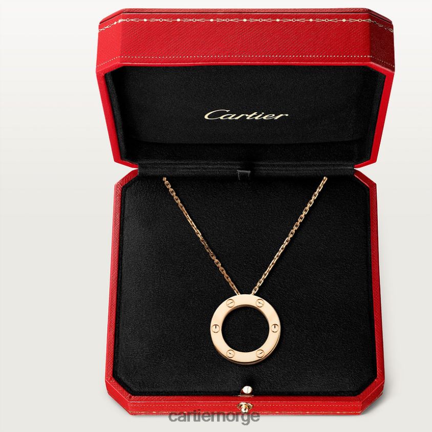smykker Cartier kjærlighet halskjede gult gull F4466N388