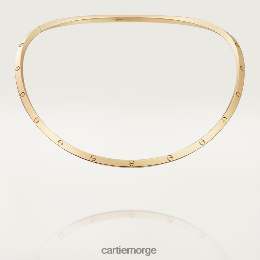 smykker Cartier kjærlighet halskjede gult gull F4466N397