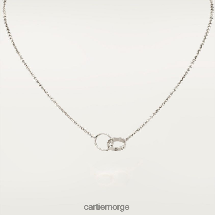 smykker Cartier kjærlighet halskjede hvitt gull F4466N387