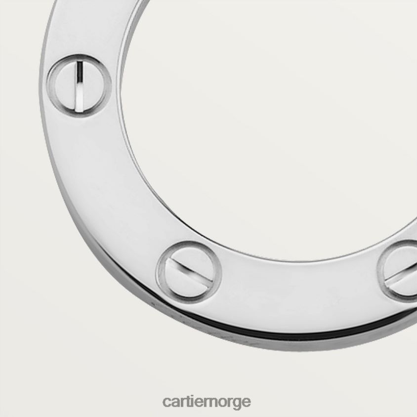 smykker Cartier kjærlighet halskjede hvitt gull F4466N390