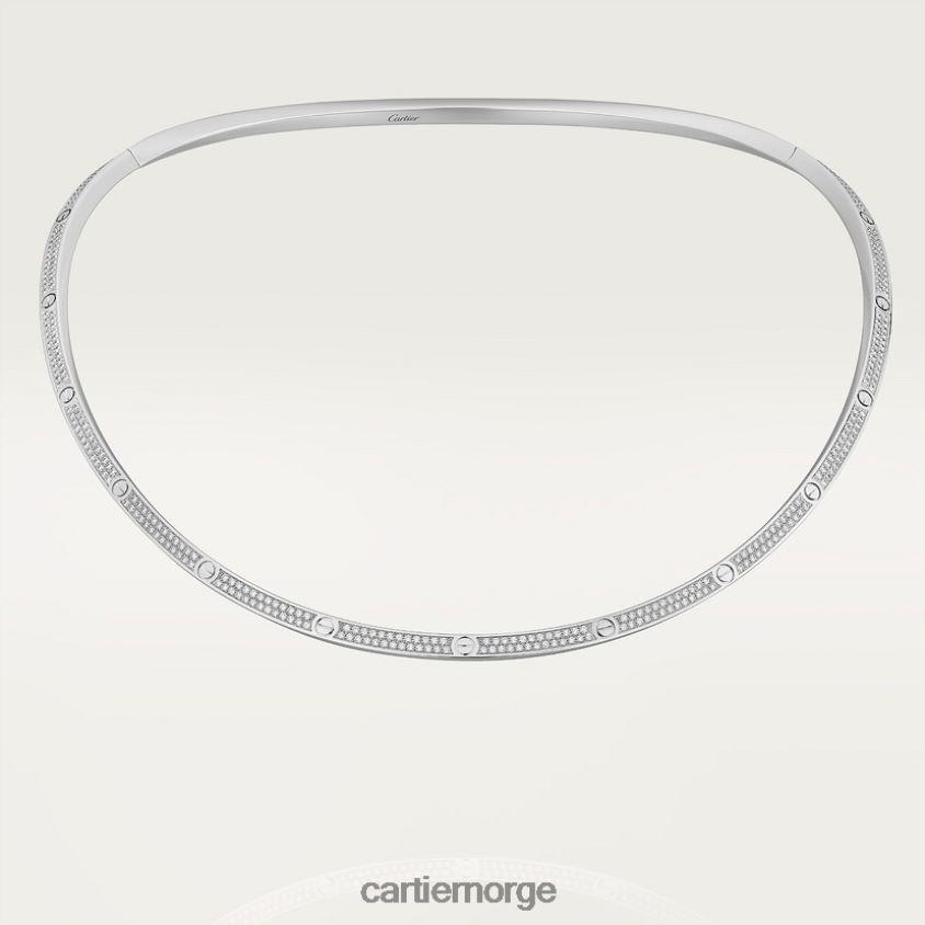 smykker Cartier kjærlighet halskjede stilig F4466N400