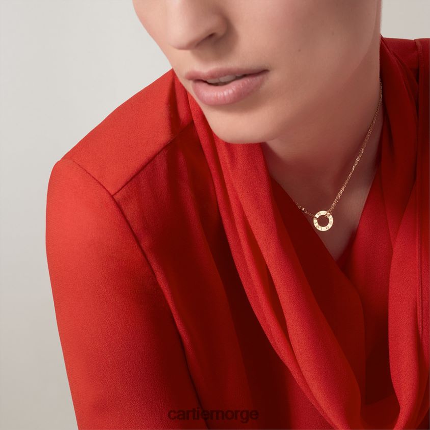 smykker Cartier kjærlighetskjede, 2 diamanter gult gull F4466N385