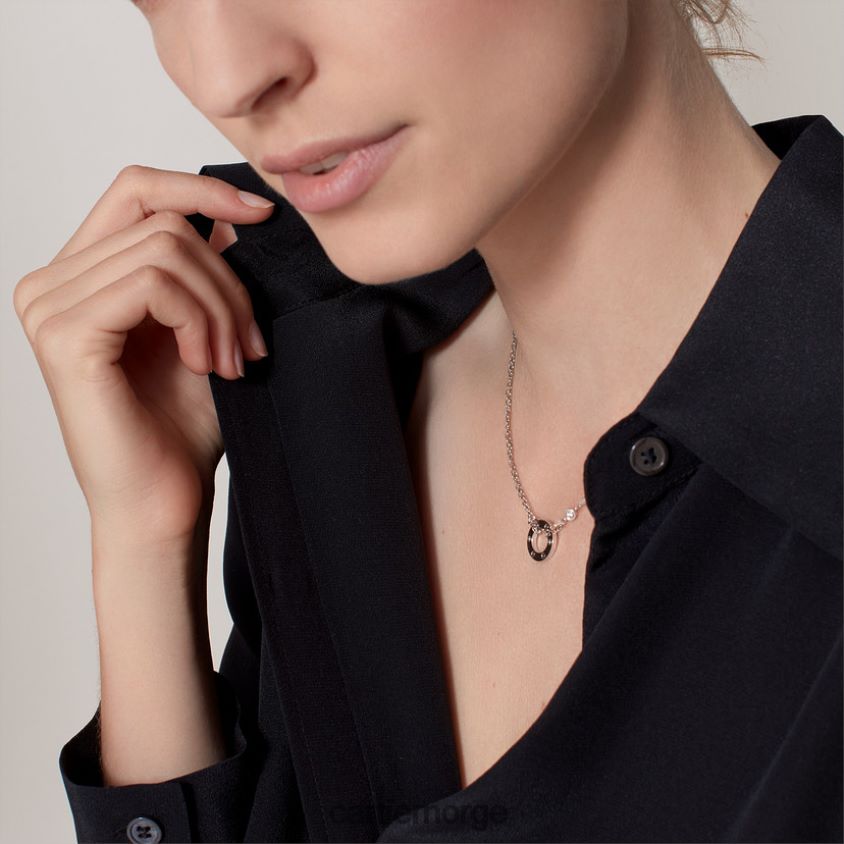 smykker Cartier kjærlighetskjede, 2 diamanter hvitt gull F4466N386