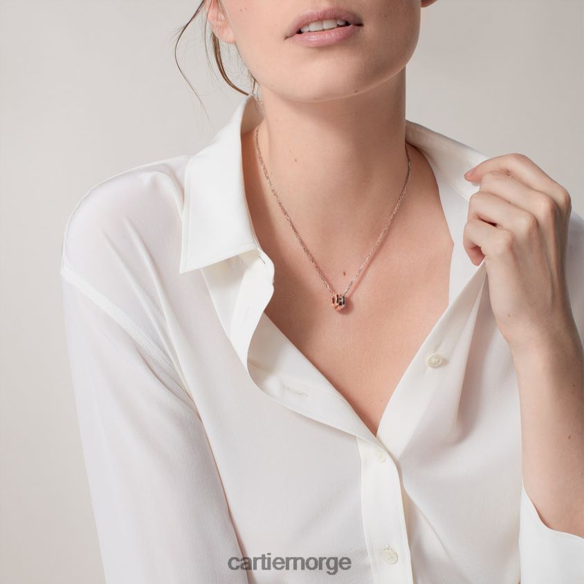 smykker Cartier kjærlighetskjede, 6 diamanter hvitt gull F4466N391