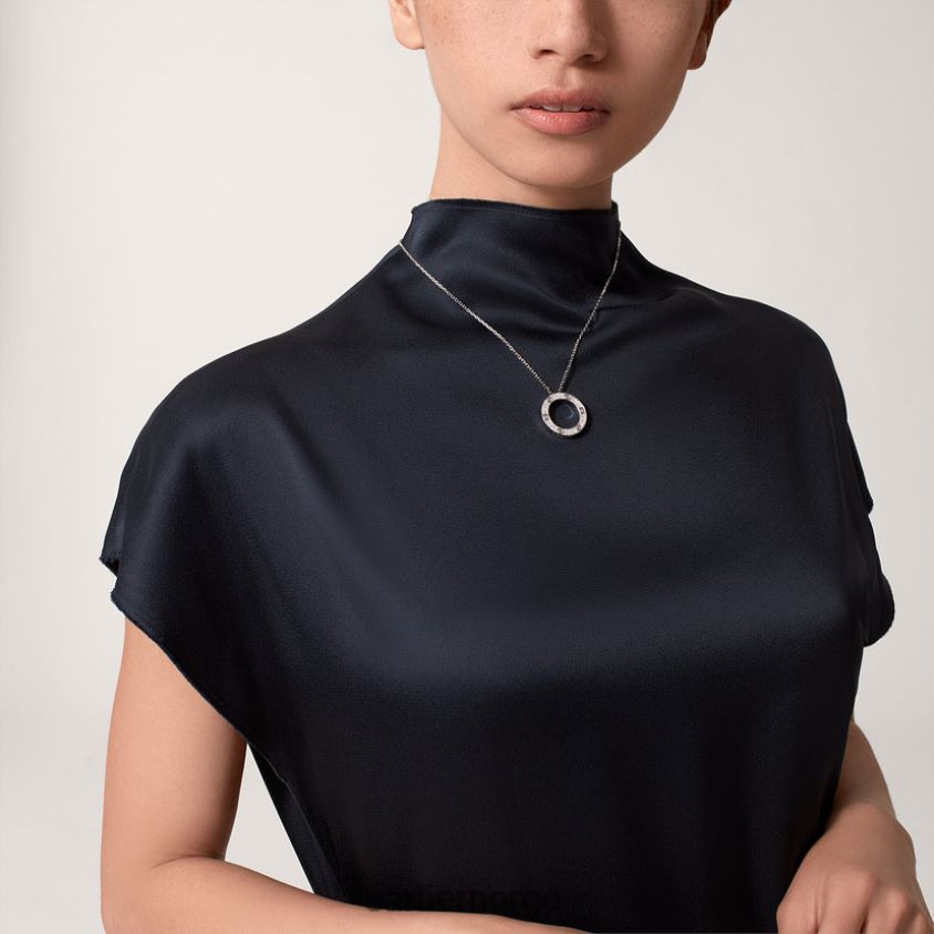 smykker Cartier kjærlighetskjede, diamantbelagt hvitt gull F4466N383