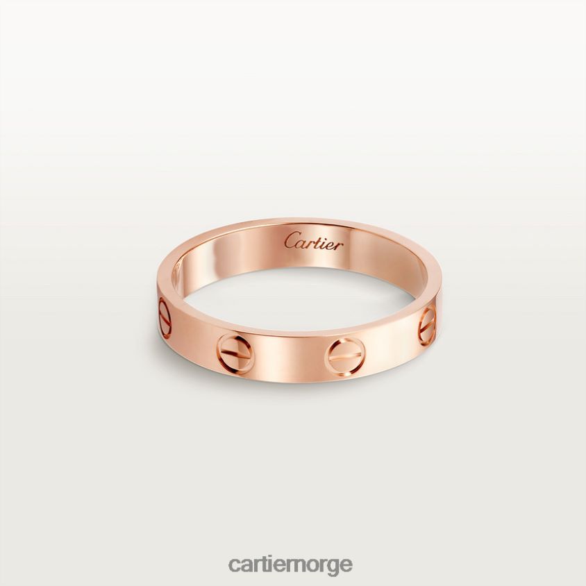 smykker Cartier elsker bryllup band Rose gull F4466N3