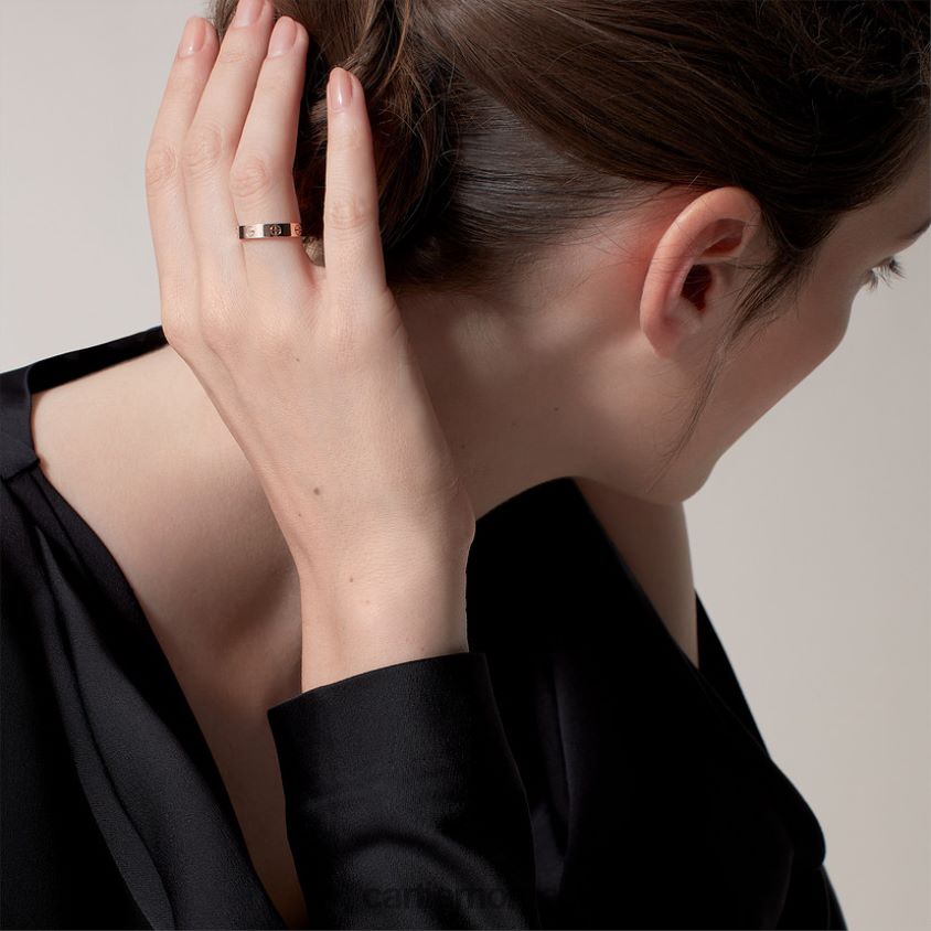 smykker Cartier elsker bryllup band Rose gull F4466N3