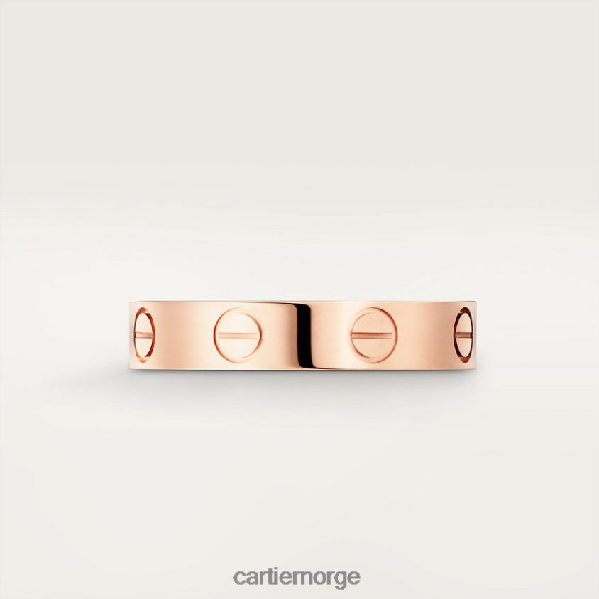 smykker Cartier elsker bryllup band Rose gull F4466N3