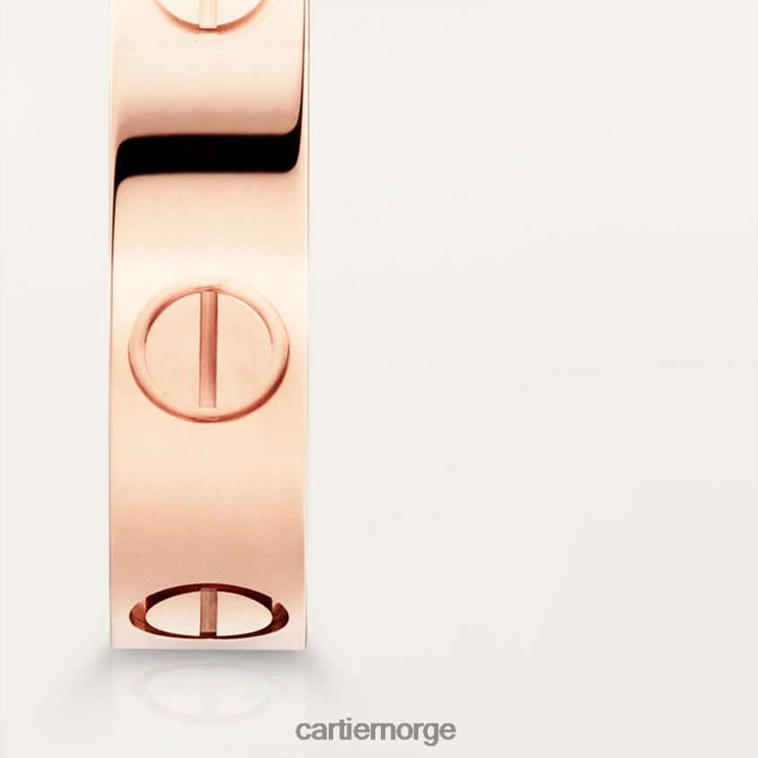smykker Cartier elsker bryllup band Rose gull F4466N3