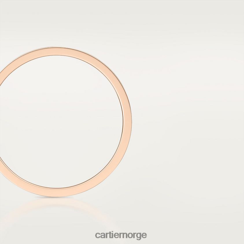 smykker Cartier elsker bryllup band Rose gull F4466N3