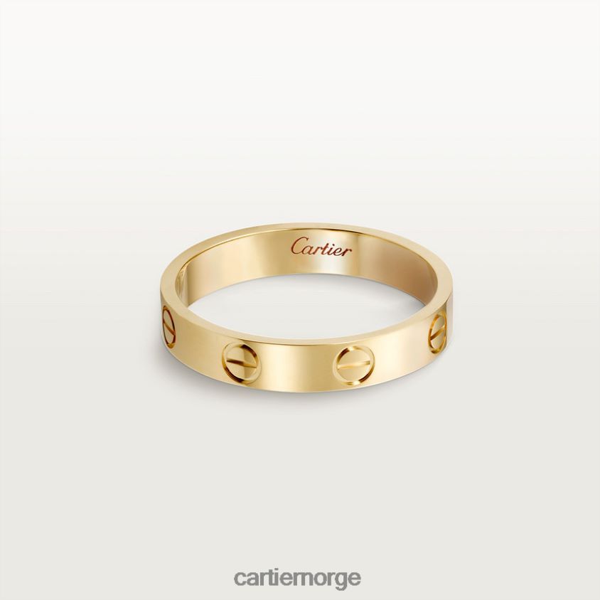 smykker Cartier elsker bryllup band gult gull F4466N1