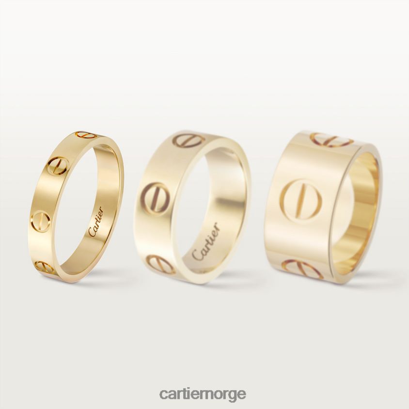 smykker Cartier elsker bryllup band gult gull F4466N1