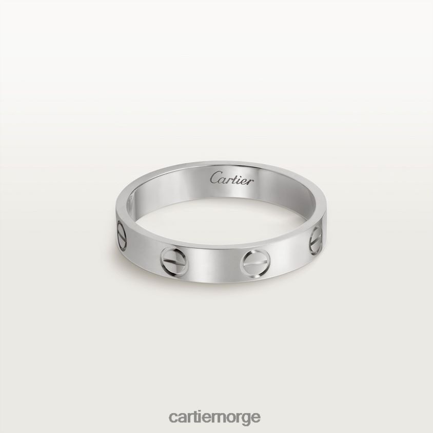 smykker Cartier elsker bryllup band hvitt gull F4466N2