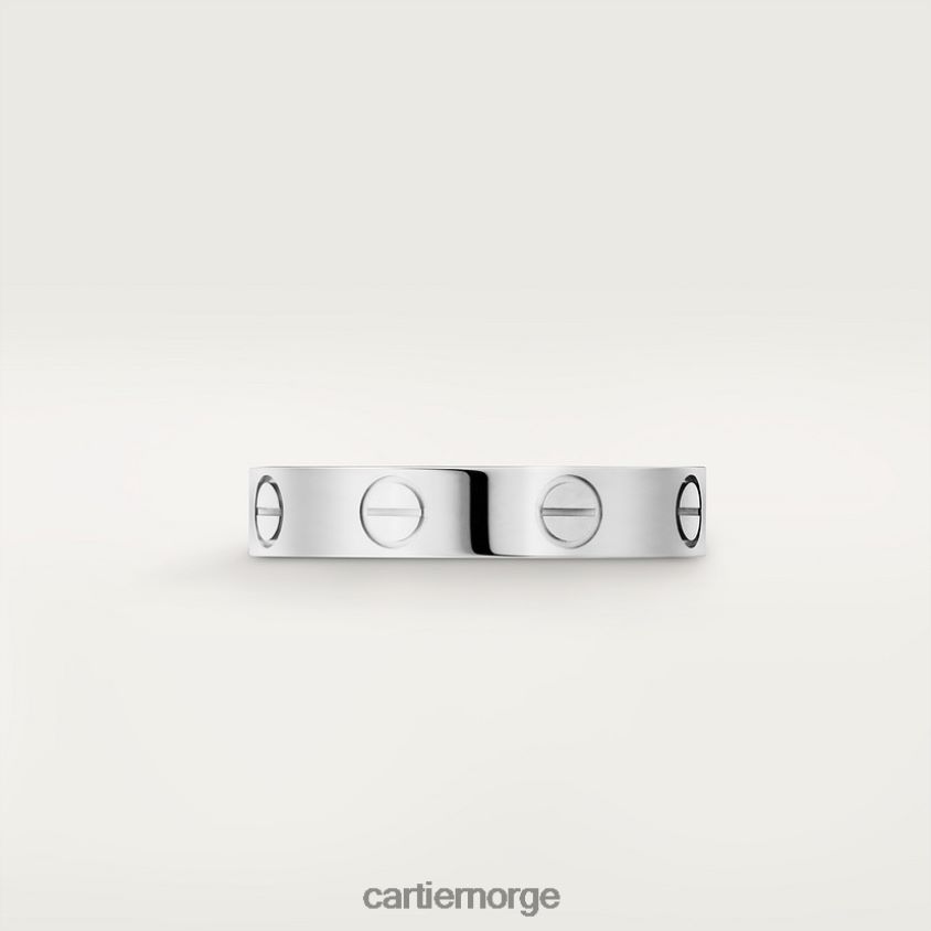 smykker Cartier elsker bryllup band hvitt gull F4466N2