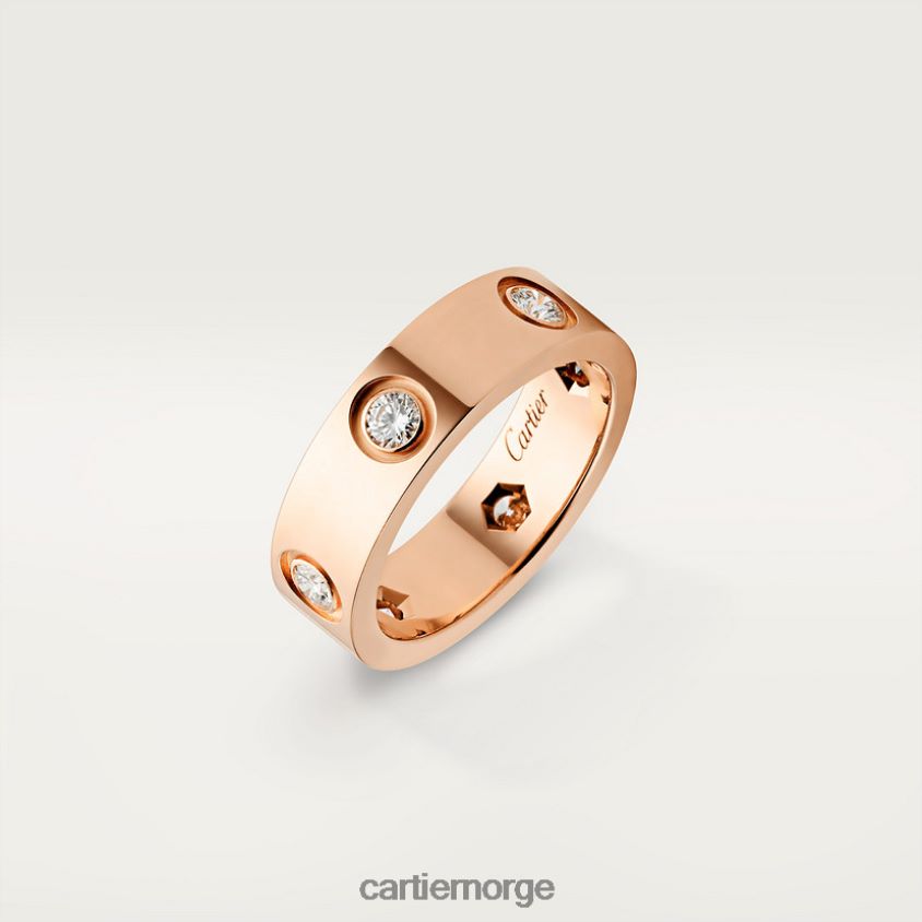 smykker Cartier kjærlighetsring Rose gull F4466N17