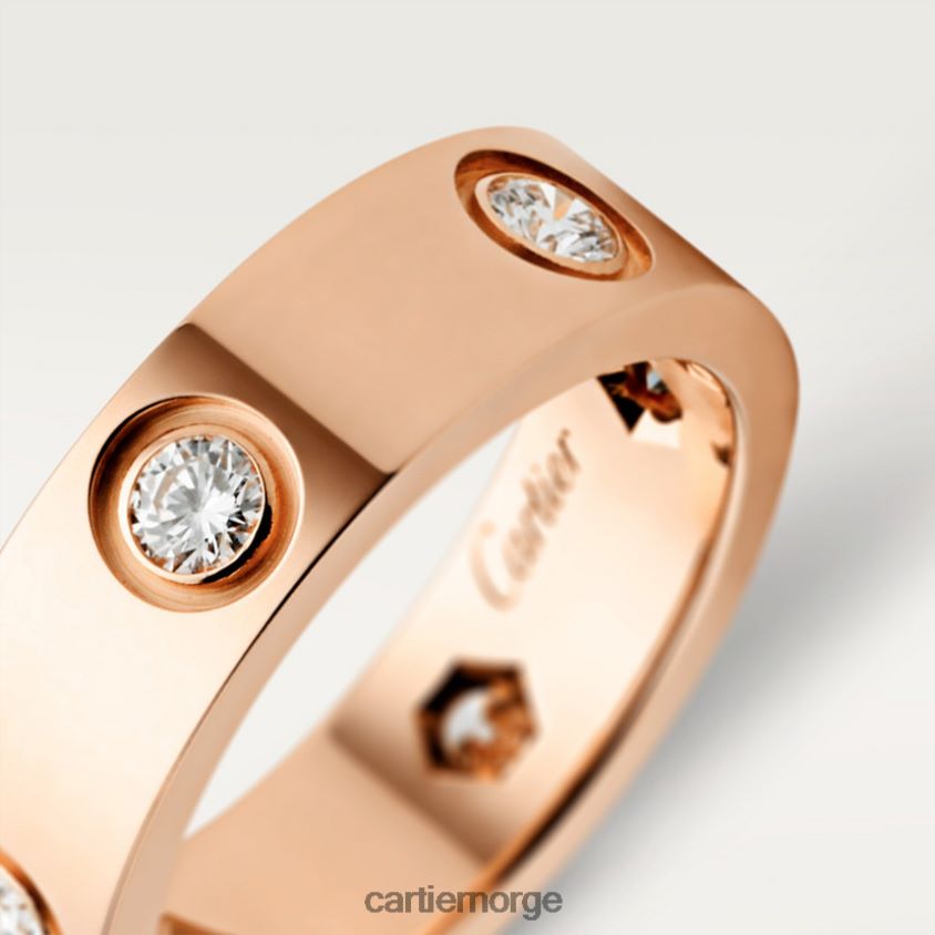 smykker Cartier kjærlighetsring Rose gull F4466N17