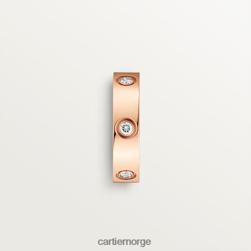 smykker Cartier kjærlighetsring Rose gull F4466N17