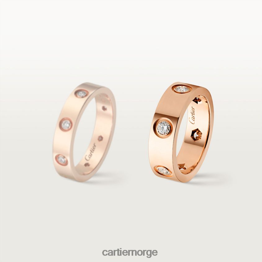 smykker Cartier kjærlighetsring Rose gull F4466N17