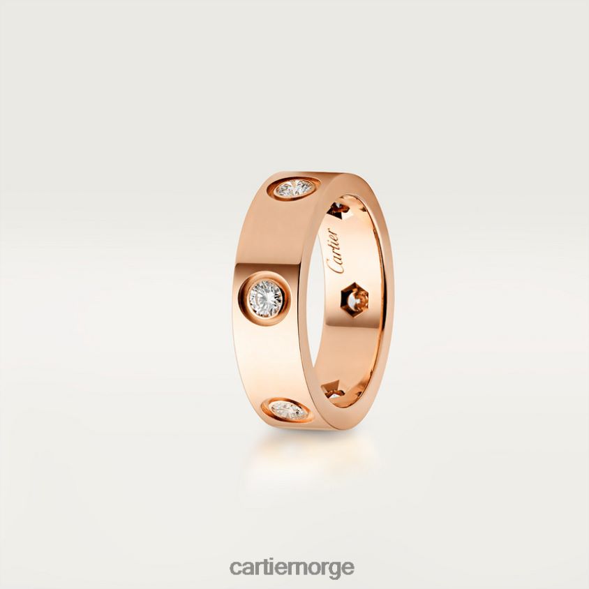 smykker Cartier kjærlighetsring Rose gull F4466N17
