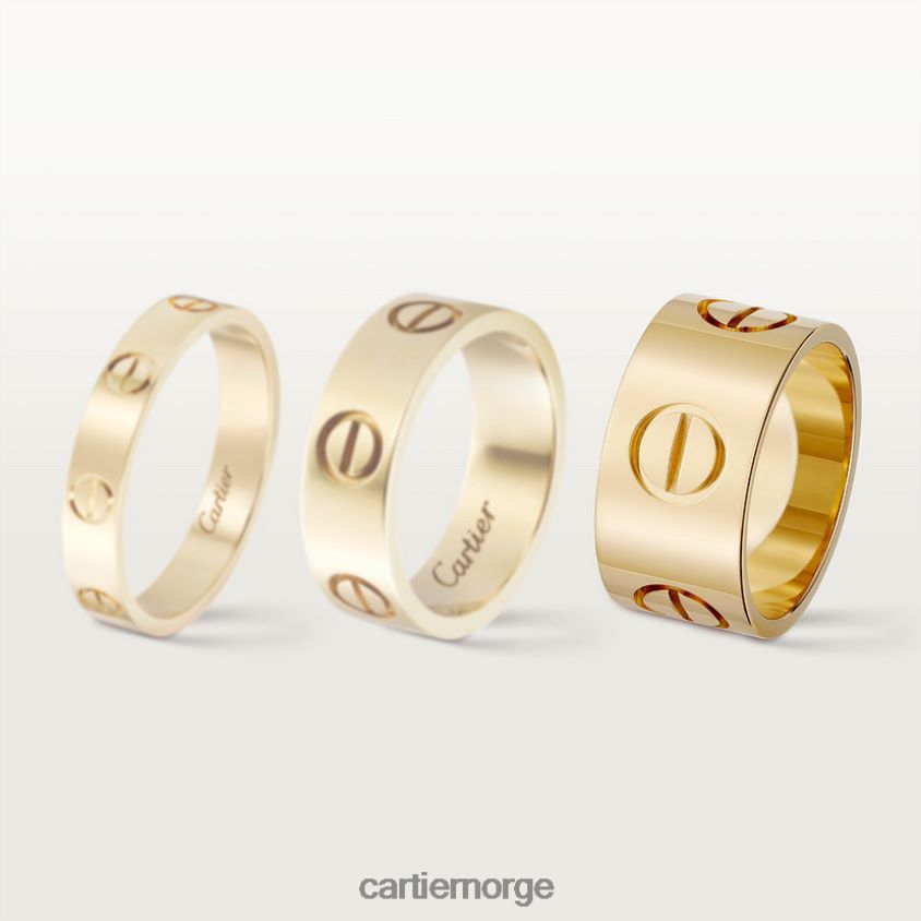 smykker Cartier kjærlighetsring gult gull F4466N14