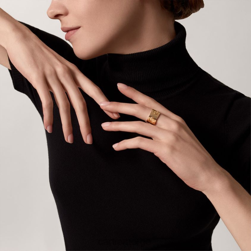 smykker Cartier kjærlighetsring gult gull F4466N14