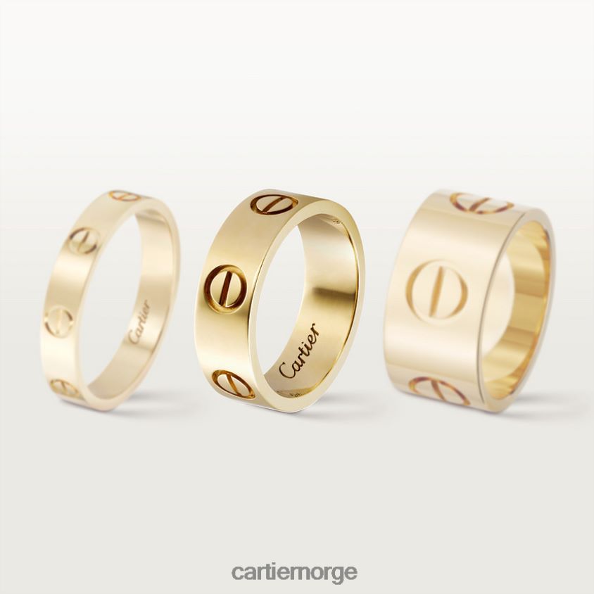smykker Cartier kjærlighetsring gult gull F4466N4