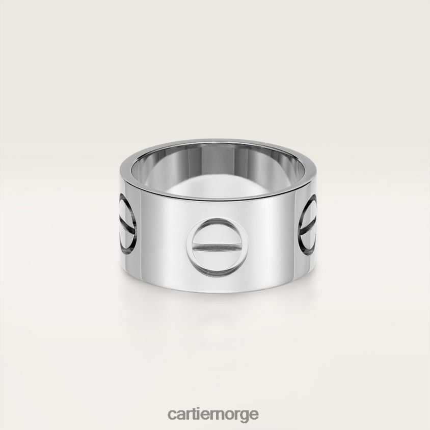 smykker Cartier kjærlighetsring hvitt gull F4466N13