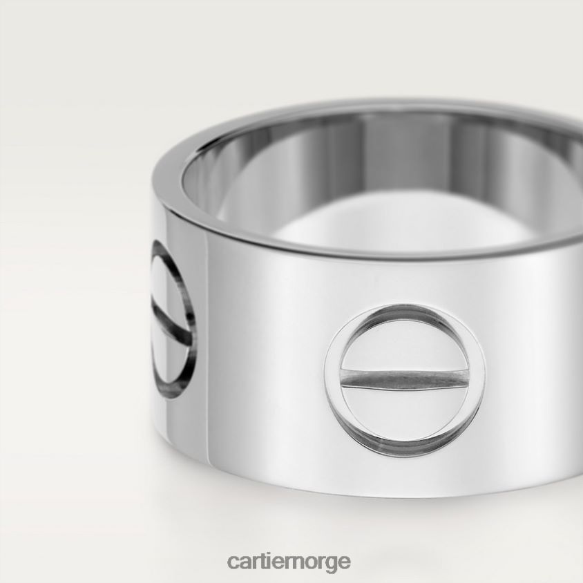 smykker Cartier kjærlighetsring hvitt gull F4466N13