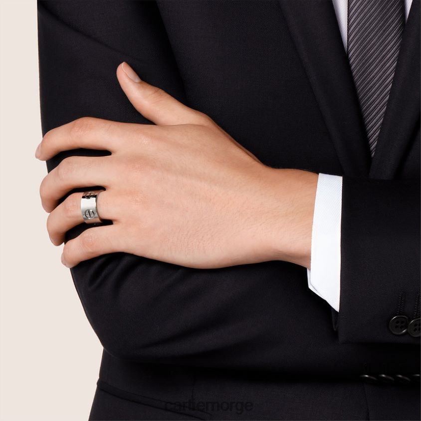 smykker Cartier kjærlighetsring hvitt gull F4466N13
