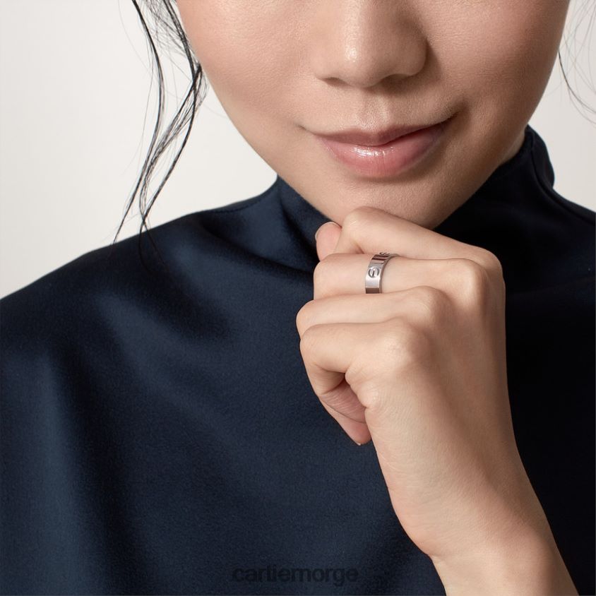 smykker Cartier kjærlighetsring hvitt gull F4466N5