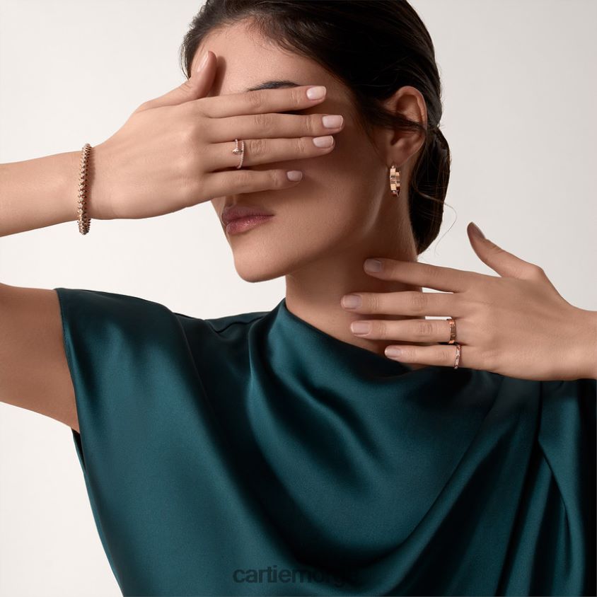 smykker Cartier kjærlighetsring, liten modell Rose gull F4466N10