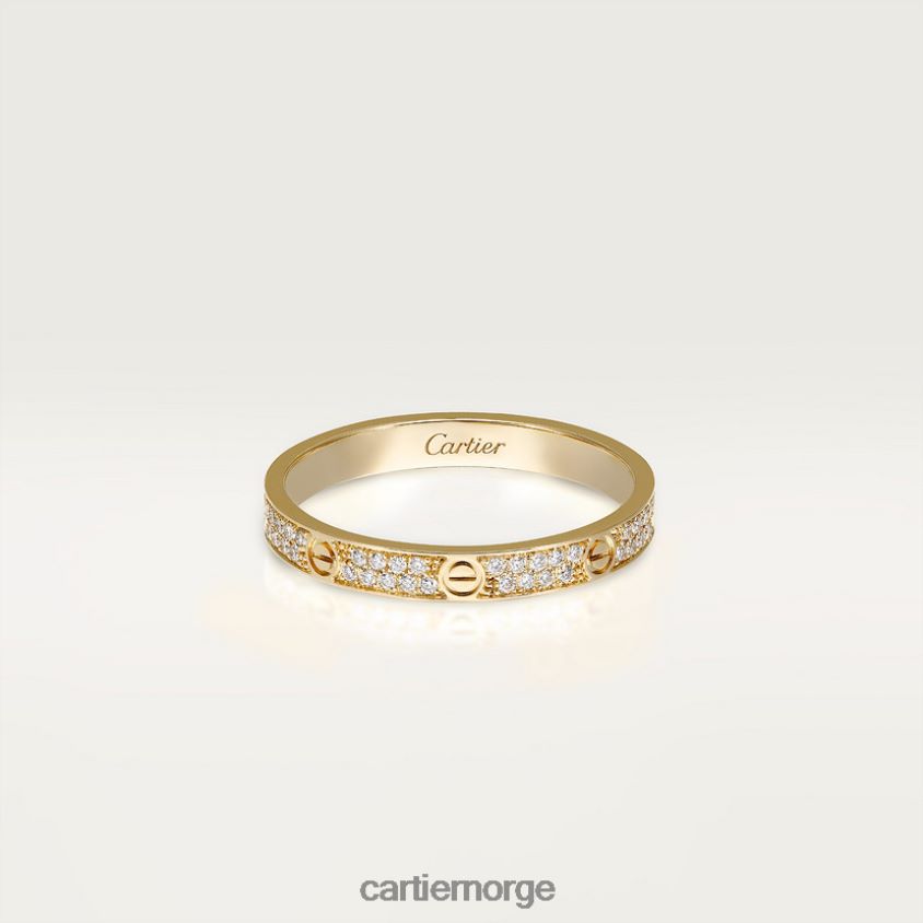 smykker Cartier kjærlighetsring, liten modell gult gull F4466N8