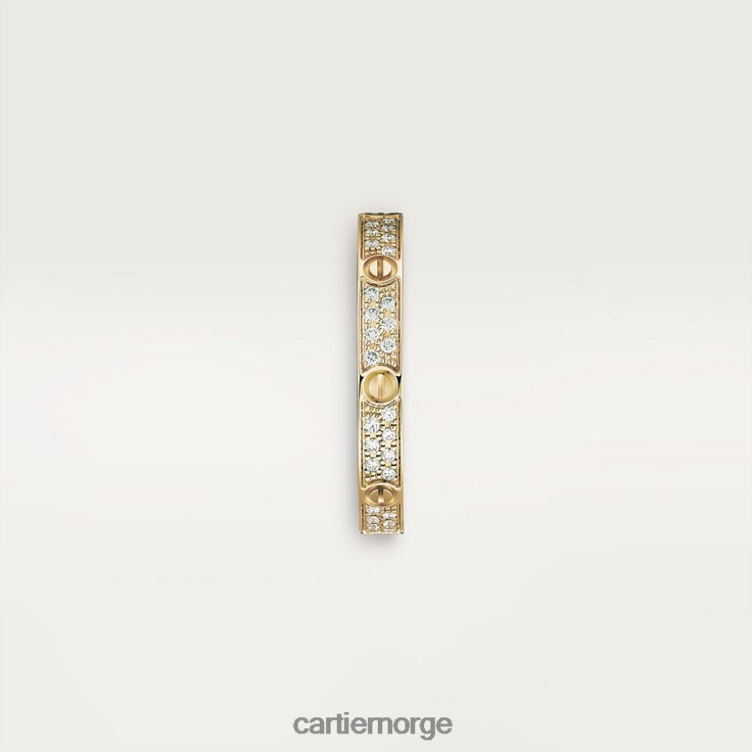 smykker Cartier kjærlighetsring, liten modell gult gull F4466N8