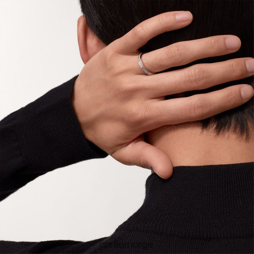 smykker Cartier kjærlighetsring, liten modell hvitt gull F4466N9